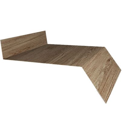Фото №0 Отлив простой 100 0,45 Print Elite White Wood