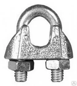 Фото №0 СВФС Зажим для канатов DIN741 М 3 (4шт) пакетик