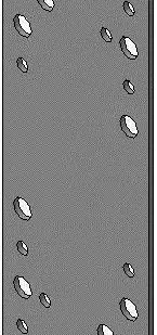 фото Пластина монтажная 65х180х2.0