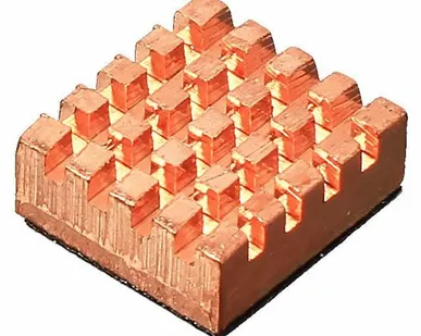 фото Медный радиатор охлаждения для Raspberry Pi