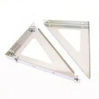 фото Кронштейн угловой (500х500) нерж AISI 430, 1,5 мм.