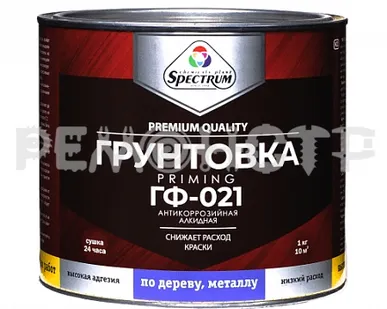 фото Грунт ГФ-021 30кг серый СПЕКТР П