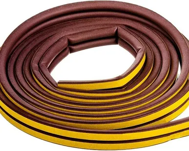 фото Уплотнитель REMONTIX Лента уплотнительная бытовая Remontix D-профиль коричневый 9 мм 6 м