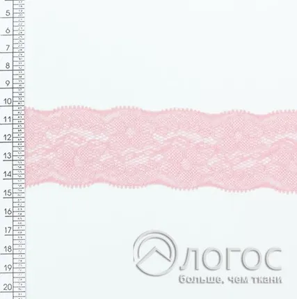 Фото №0 Кружево стрейч 106174, гр.розовый