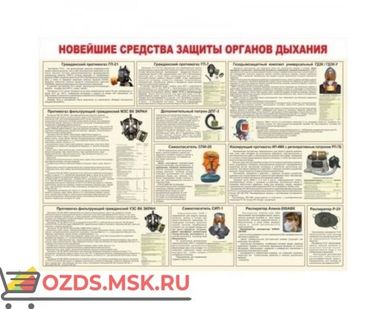 фото Новейшие средства защиты органов дыхания: Плакат по безопасности