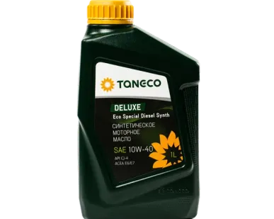 фото Масло моторное синтетическое TANECO Deluxe Eco Special Diesel Synth 10W-40 1 л 10W-40
