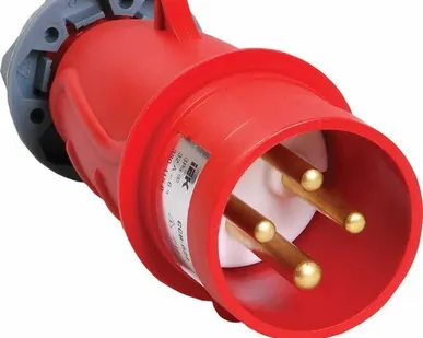 фото Вилка силовая 3-ф., 32А, 380В, IP44 (4-п) MAGNUM PSN0...