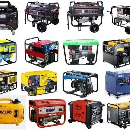 Фото №0 Бензиновые генераторы электростанции от 1 до10 кВт и более