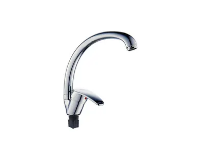 фото Смеситель для кухни, 40 мм, на гайке, с боковой ручкой, артикул RC014F