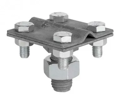 фото Соединитель "прут-заземлитель" 57*50 на шпильке М16*50 (РФ)