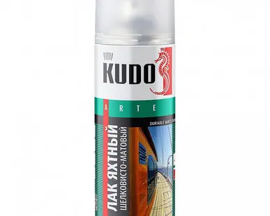 фото Лак универсальный KUDO KU-9005 яхтный матов. 520мл