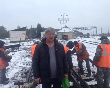 фото Железнодорожный путь, ремонт, строительство