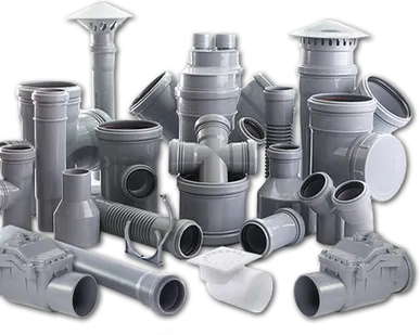 фото Крестовина двухплоскостная ПВХ серая 87гр 100х110х50мм правая