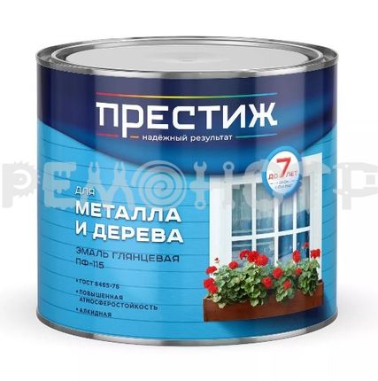 Фото №0 Эмаль ПФ-115  1,9кг синяя ПРЕСТИЖ (6/300) П