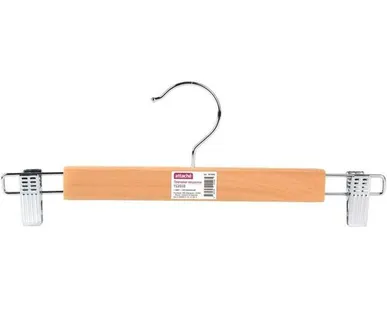 фото Вешалка-плечики WW_Attache TS2010/LH040 анис,плоск,юб/бр,клипс,р400 мм нат
