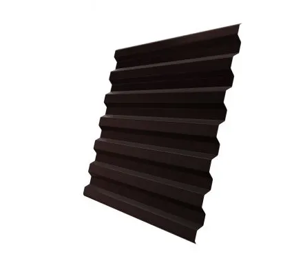 Фото №0 Профнастил С21R 0,5 Quarzit Pro Matt RAL 8017 шоколад