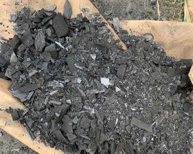 фото Отсев древесного березового угля