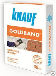 фото Штукатурка гипсовая слой 8-50мм "Гольдбанд" 30кг поддон 40 шт. Кнауф