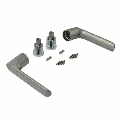 Фото №0 Ручка дверная двустор., круглая, неокраш. (без штифта, рекомендован HOP0132)