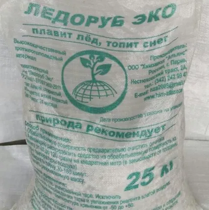 Фото №0 Противогололедный реагент "Ледоруб ЭКО" (аналог Геодор-1)