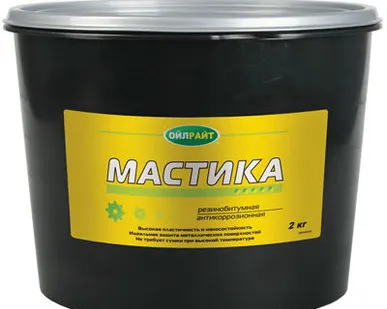 фото Мастика резинобитумная 2кг OIL RIGHT