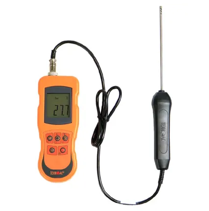 Фото №0 Термогигрометр контактный Техно-Ас ТК-5.06C без зондов (-100…+1800 °С, точность 0,1 °С; 0…100 %, точность 0,1 %, без поверки)