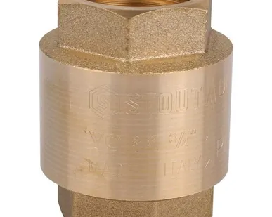 фото STOUT 3/4 Клапан обратный пружинный муфтовый с пластиковым седлом