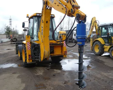 фото Бурение под столб