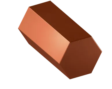 фото Шестигранник медный