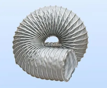 Фото №0 Воздухоотвод химстойкий CLIP Teflon V - 90 гибкий,с внутренним фторопластовым слоем