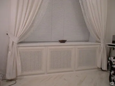 Фото №0 Экран на батарею отопления