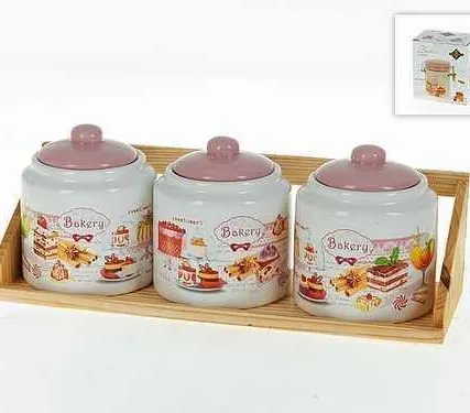 Фото №0 Набор БАНОК L3170230 3 шт бисквит