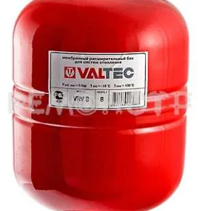 фото Бак расширительный для отопления 24 л. КРАСНЫЙ VALTEC (1/4) VT.RV.R.060024 П
