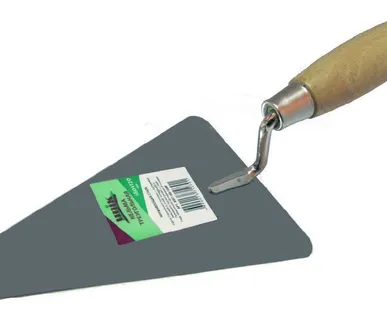 фото Кельма бетонщика треугольная 180х120мм нержав.сталь UNIK (12/72)