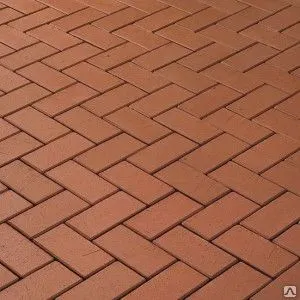 Фото №0 Брусчатка клинкерная тротуарная (Бордо)