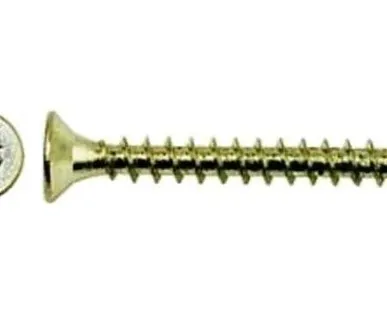 фото Саморез универсальный 4*35 желтый цинк (уп/0,6тыс.шт) AKS