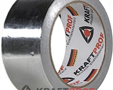 фото Алюминевая клейкая лента 50х50 KRAFTPROF