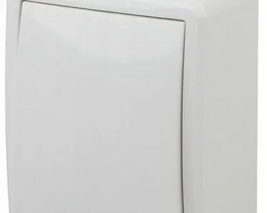 фото О/У Выключатель 1-клавишный Белый Эксперт Эра