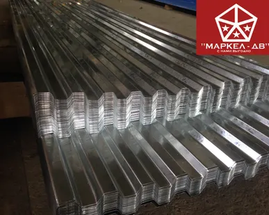 фото Профнастил оцинкованный 0,5 мм. для забора фасада кровли
