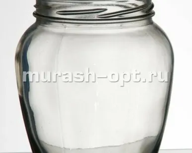 фото Банка стеклянная "Амфора" 0,5л винтовая горловина 1-82 (12)