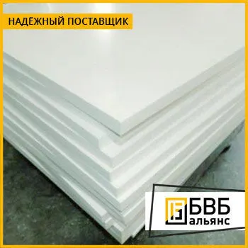 Фото №0 Фторопласт пластина 5х600х600 Ф4 ТУ 6-05-810-88