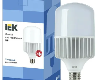 фото Лампа светодиодная HP 100Вт 230В 6500К E40 ИЭК LLE-HP-100-230-65-E40