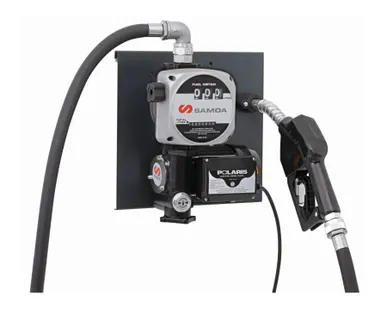 фото Комплект с насосом для настенного монтажа для ДТ 70л/м с автоматическим пистолетом