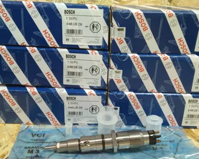 фото Топливные форсунки Bosch 0445120236 Common Rail, на XCMG, Komatsu, HYUNDAI, SANY, CASE