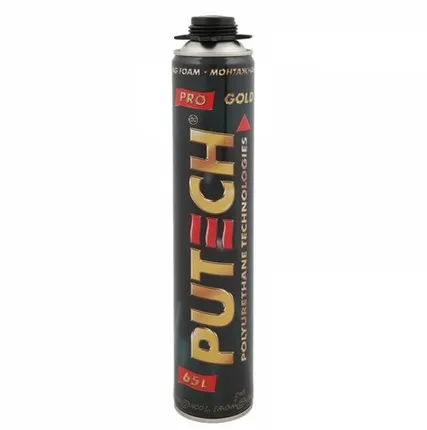 Фото №0 Пена монтажная PUTECH про Gold 850 мл. проф. 65 л ЗИМА (16шт/кор)