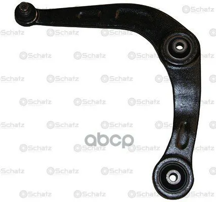 Фото №0 S251518L SCHATZ Рычаг подвески (передний левый нижний) PEUGEOT 206 09-12,98-08 Schatz арт. S251518L
