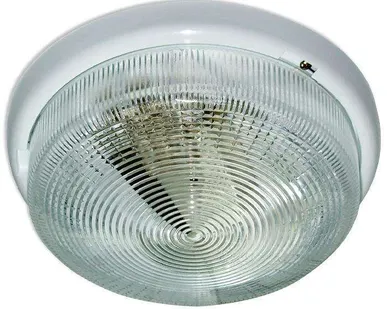 фото Светильник НБО 23-100-001 "Раунд" d240 1х100Вт E27 IP44 корпус бел. Элетех 1005500569