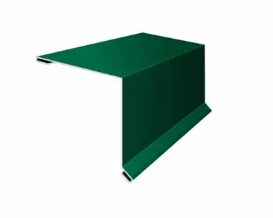 фото Ветровая планка 110х110мм 2,5 м зеленый мох