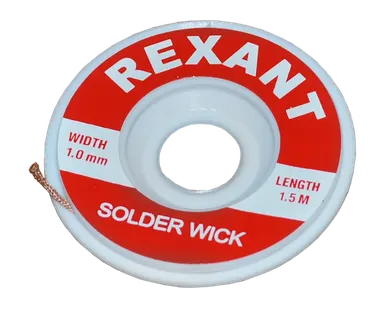 фото Rexant Медная лента для удаления припоя d=3мм. x 1. 5М REXANT