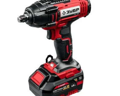 фото Гайковерт аккум. ЗУБР ГУЛ-255-41 18В Lion ударный